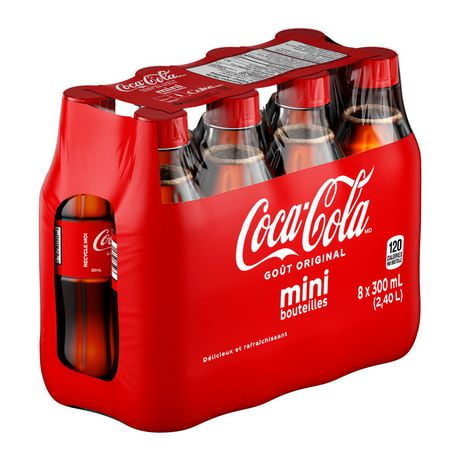 Coca-Cola 300mL Mini Bottles, 8 Pack | Walmart Canada