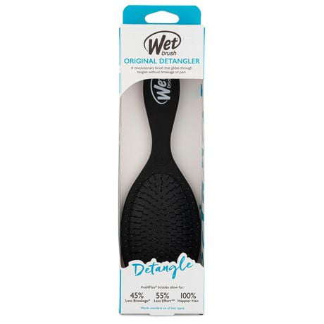 Wet Brush Original Detangler Black Matte - 1CT, Wet Brush Original Detangler lack Matte