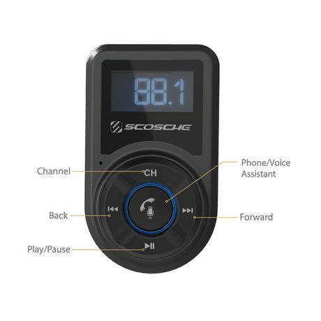 Kit Mains Libres Bluetooth Voiture - HAVIT HV-FM210BT - Chargeur - Siri -  Transmetteur FM