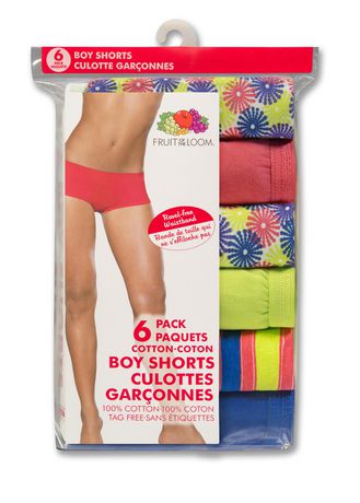 Fruit of the Loom Girl's 9 Pack Boyshort Underwear 
