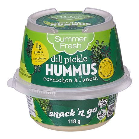 Summer Fresh Snack ’N Go Dill Pickle Hummus With Crackers, 118 g