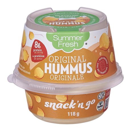 Summer Fresh Snack ’N Go Original Hummus With Crackers, 118 g