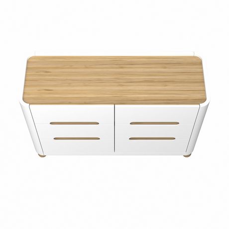 storkcraft 6 drawer dresser white