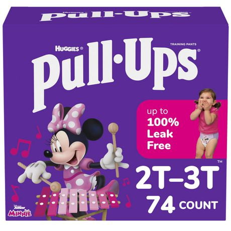 Pull-Ups Girls' Potty Training Pants, Giga Pack, Size: 2T - 5T | 74-56