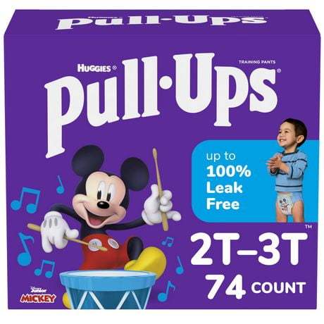 Pull-Ups Boys' Potty Training Pants, Giga Pack, Size: 2T - 5T | 74-56 Count