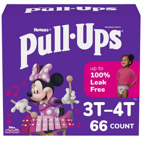 Sous-vêtements d’entraînement pour filles Pull-Ups, Emballage Giga Taille: 2T - 5T | 74-56