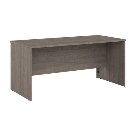 Bestar Logan 65W Desk Shell in silver maple | Walmart Canada