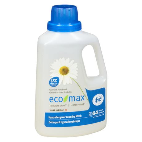 Eco-Max Hypoallergenic Laundry Wash, 1.89L/64 HE Loads