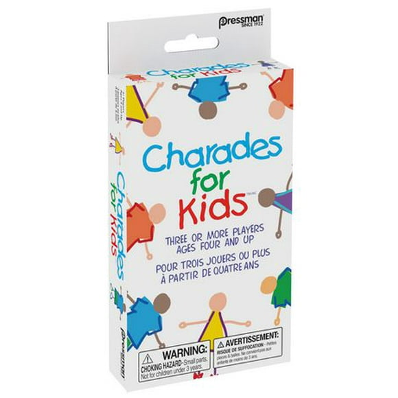 Pressman: Charades for Kids - Jeu de famille et format voyage Le jeu familial