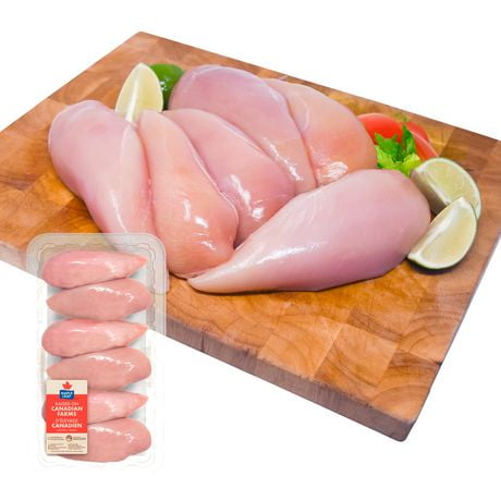 Maple Leaf Boneless Skinless Chicken Breasts, 6 Breasts, Value Pack