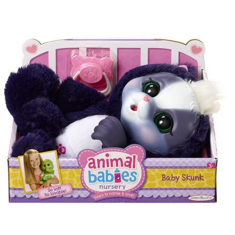 Animal Babies Nursery Core Plush Toy – Skunk | Walmart Canada