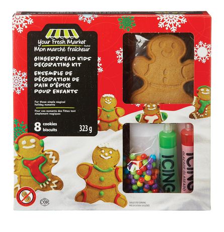 Your Fresh Market Gingerbread Kids Decorating Kit | Walmart Canada