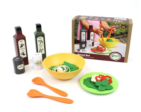 green toys salad set