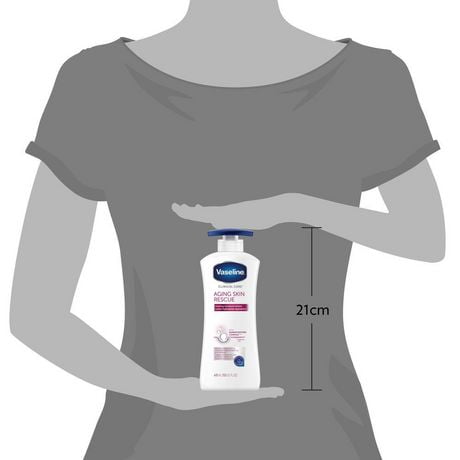 vaseline aging skin rescue on face