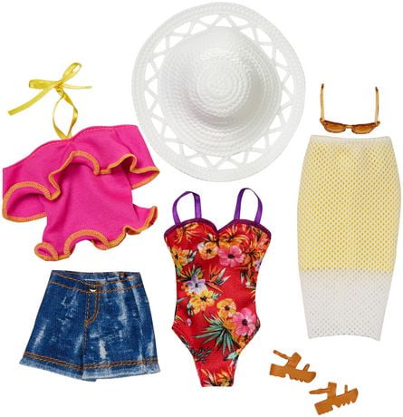 swimsuit barbie fashion packs