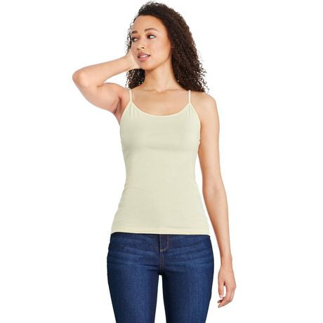 Camisole George Mustard – Texture Perlée, Taille UK20/EUR48, Neuf Avec étiquette