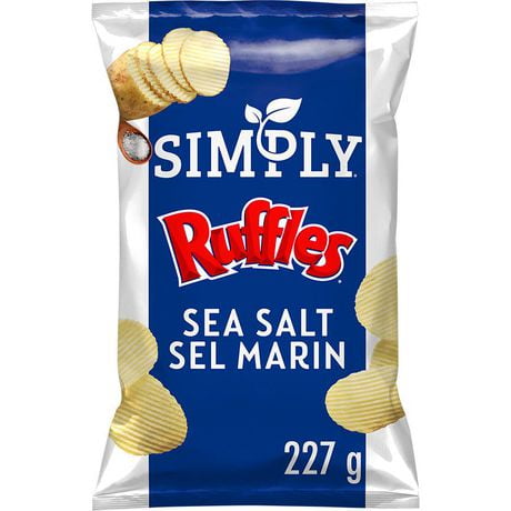 Ruffles Simply Sea Salted Potato Chips Walmart Canada