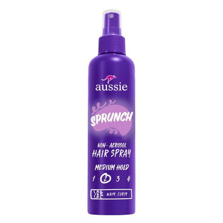 Aussie Sprunch Non-Aerosol Hair Spray for Curly Hair and Wavy Hair, 8.5 fl oz