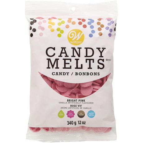 Wilton Candy Melts® 12oz Bright Pink, Bright Pink, 12 oz (340 g)