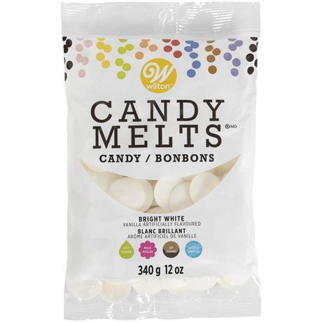Wilton Candy Melts® 12oz Bright White, Bright White, 12 oz (340 g)