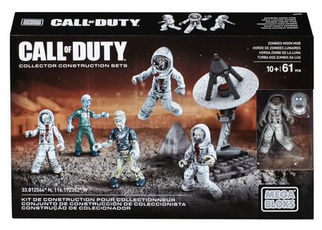 MEGA BLOKS Call of Duty Zombies Moon Mob Collector Construction Set ...