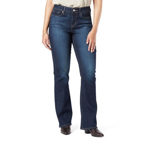 Signature by Levi Strauss & Co.® Women’s Mid-Rise Bootcut Jeans ...
