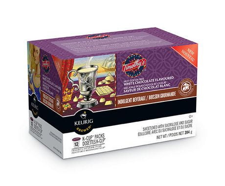 Keurig Timothy's White Chocolate Hot Cocoa Mix K-Cup | Walmart Canada