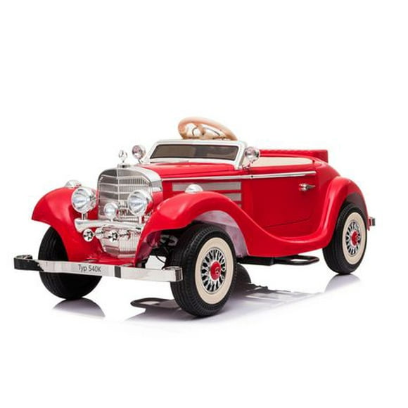 Kool Karz 12V Mercedes Benz électrique vintage classique sur jouet voiture rouge