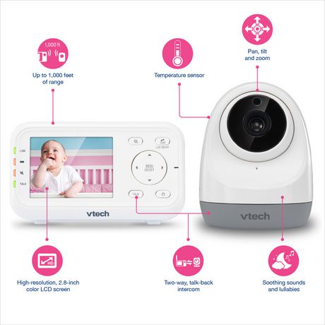 Vtech Vm3261 Pan Tilt Video Monitor Walmart Canada