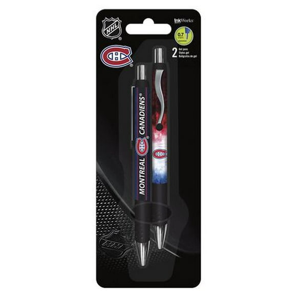 LNH Canadiens de Montréal paquet de 2 stylo gel