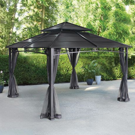 HOMETRENDS 12 ft. x 12 ft. Hardtop Gazebo - Walmart.ca