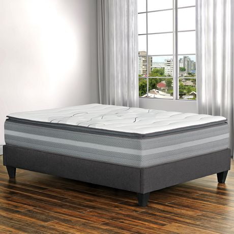 LuxeRest 12 in. Pillow Top Pocket Coil Hybrid Mattress