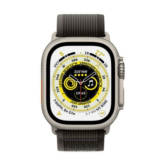 Apple Watch Ultra  (GPS + Cellular) 49mm - Black/Gray Trail Loop