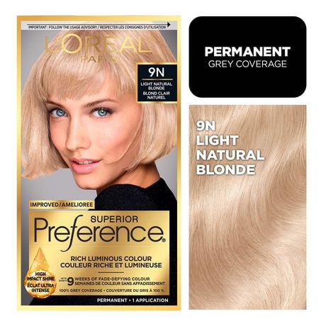 L Oreal Paris Superior Preference Permanent Hair Colour 9n Light