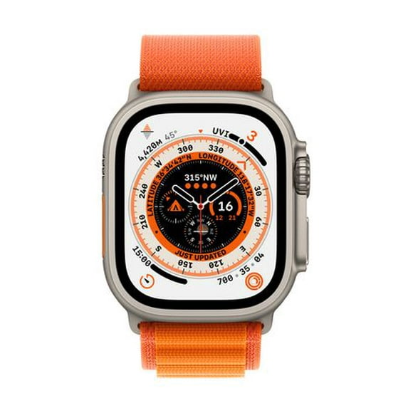 Apple Watch Ultra  (GPS + Cellular) 49mm - Orange Bracelet Alpin