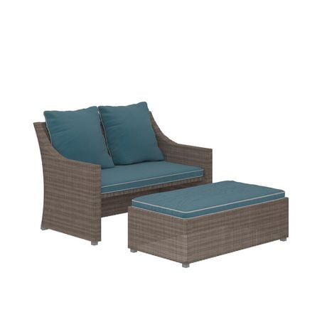 Patio Chair With Nesting Ottoman Canada - Patio Ideas