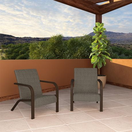 COSCO Outdoor Living SmartWick Patio Lounge Chairs 2 Pack Dark   6000201290759 