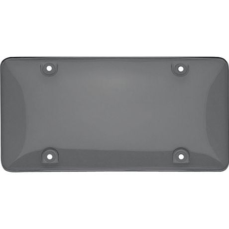 Cruiser Accessories Tuf Bubble License Plate Shield, Smoke, Fits 15x30cm License Plate