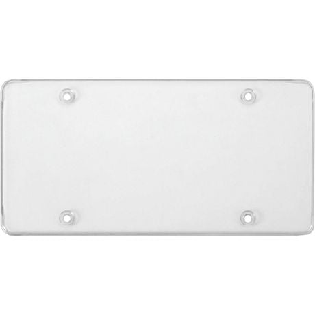 Cruiser Accessories Tuf Flat License Plate Shield, Clear, Fits 15x30cm License Plate