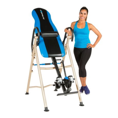 EXERPEUTIC 175SL Inversion Table with 'SURELOCK' Safety Ankle Ratchet ...