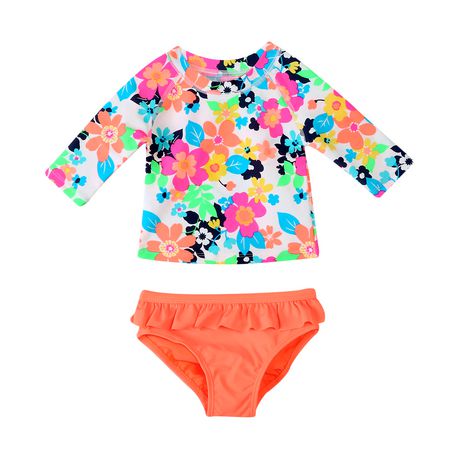 2 piece rash guard swimsuit