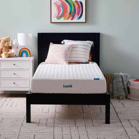 Lucid Bliss 8” Gel Memory Foam Mattress, Plush Feel, Full Mattress