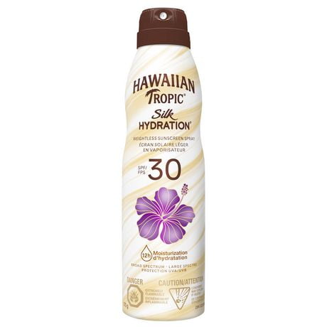 Hawaiian Tropic® Silk Hydration Weightless Sunscreen Spray SPF 30, 170g