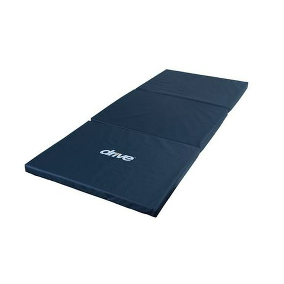 Drive Medical Blue Tri-Fold Bedside Mat