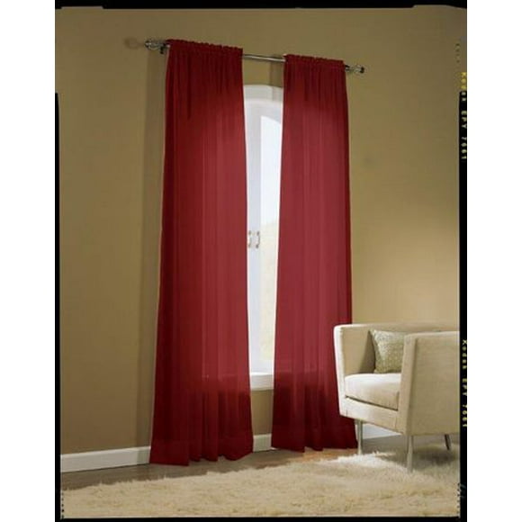 No. 918 Voile Pole Top Curtains