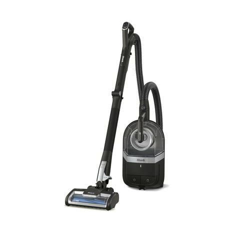 Shark CZ350C Canister Pet Bagless Corded Vacuum, Black/Silver, 850W