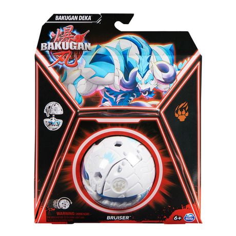 Bakugan Deka, Bruiser, Jumbo Collectible, Customizable Action Figure and Trading Cards, Combine & Brawl, Kids Toys for Boys and Girls 6 and up