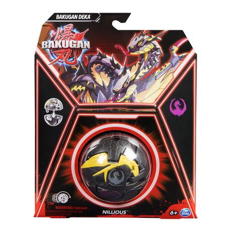 Bakugan Deka, Nillious, Jumbo Collectible, Customizable Action Figure and Trading Cards, Combine & Brawl, Kids Toys for Boys and Girls 6 and up