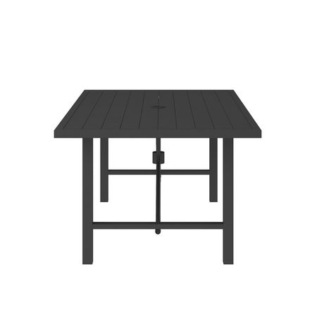 COSCO Outdoor Furniture, Patio Dining Table, Steel, Charcoal | Walmart