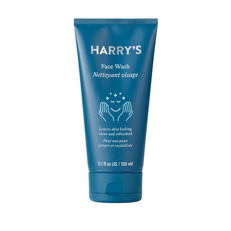 Nettoyant pour le visage Harry’s pour hommes, à la menthe poivrée – 150 ml Réveillez votre visage